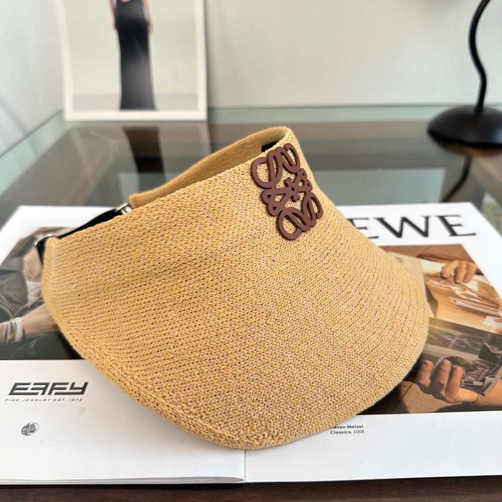 Loewe khaki-colored woven sun hat - Picture 6 of 9